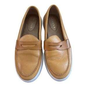 Women's Shoes Size 6.5 PATINA Boardwalk Penny Loafers Color Dune Brown